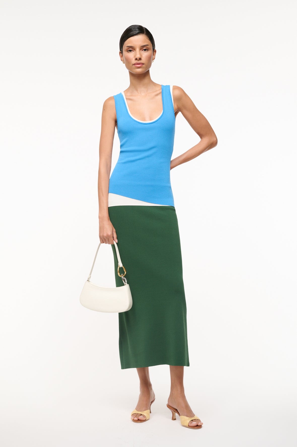 Ollie Leather Mini Shoulder Bag with Zip Closure