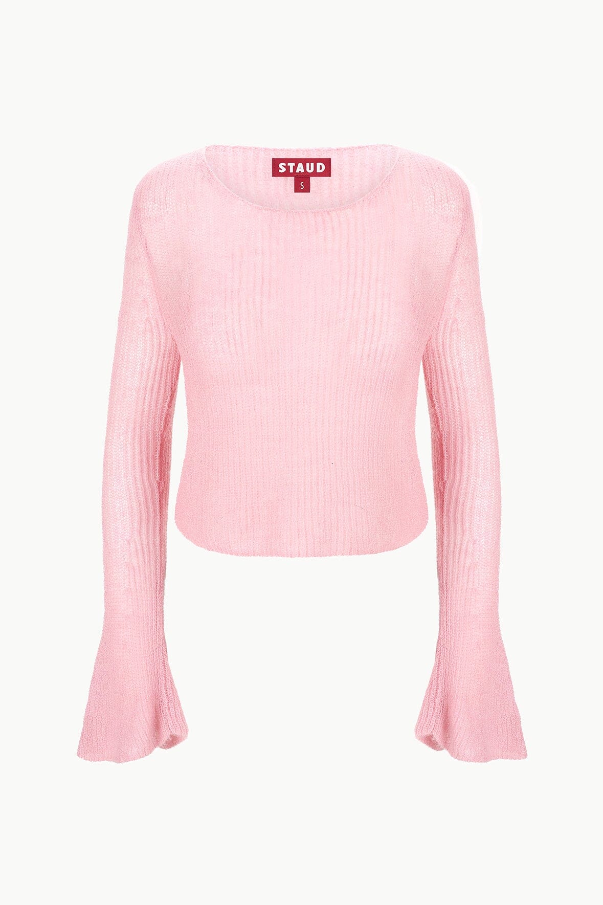 Parker Damask Pink Mohair Bell Sleeve Sweater