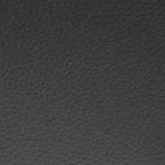 Pebbled Leather Pine Shoulder Bag with Adjustable Strap - Black