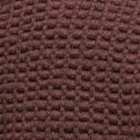 Altea Cotton Waffle Knit Sweater - Dark Chocolate & Ivory Polo Top