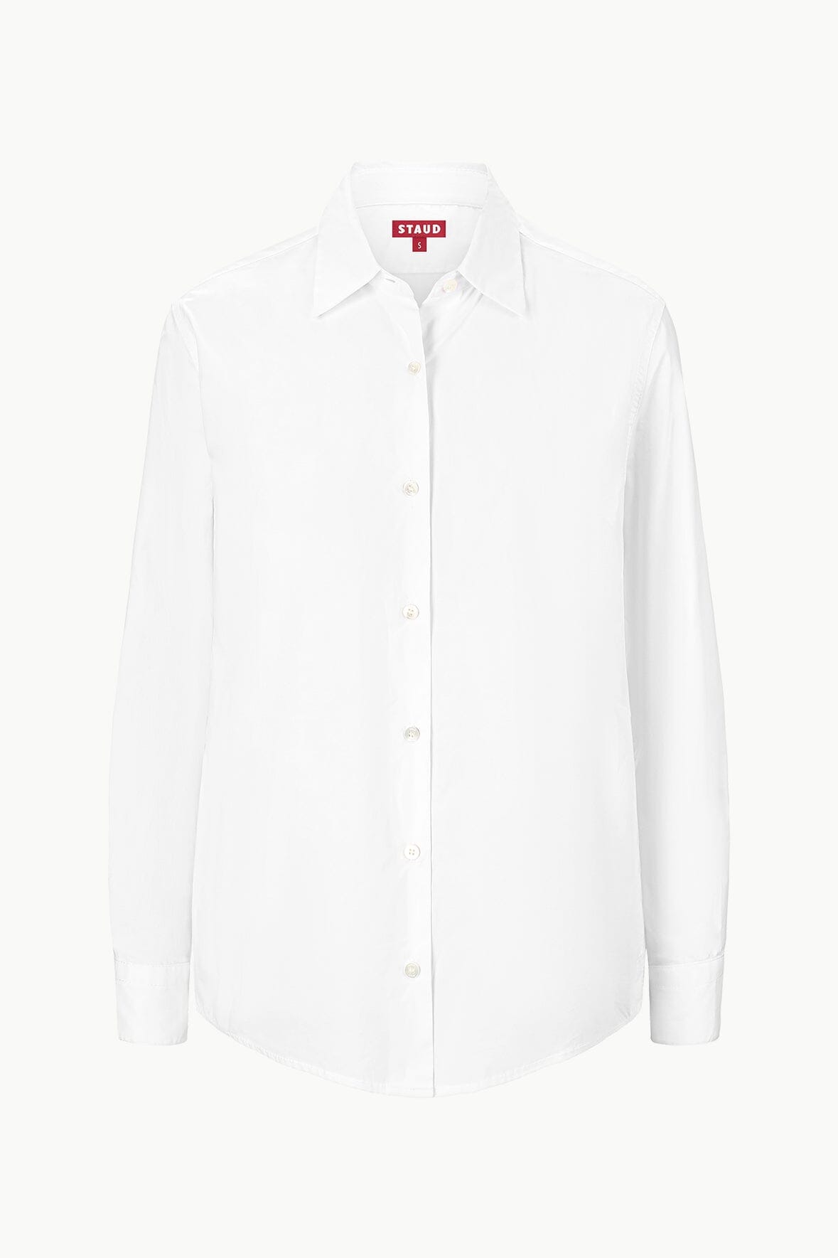 Roxbury White Poplin Button Down Shirt for Men