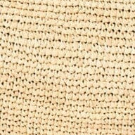Raffia Tote Bag with Leather Straps – Rue in Natural Tan