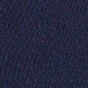 Ruston Navy Rib Knit Polo Sweater - Relaxed Fit